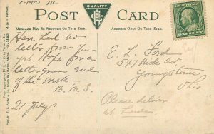 Postcard C-1910 Maine Booth Bay Harbor Indian Trail Porter & CO #34461 23-1044