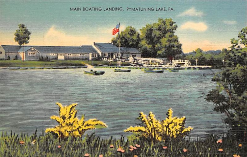 Main Boating Landing Pymatuning Lake, Pennsylvania PA  