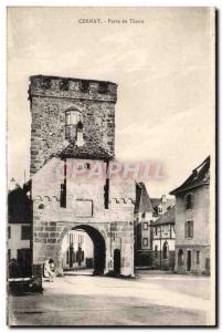 Postcard Old Gate Cernay Thann