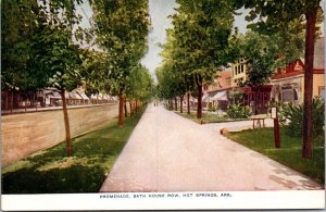 Postcard Promenade, Bath House Row at Hot Springs, Arkansas