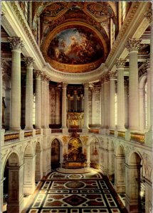 Chateau De Versailles Royal Chapel France 1950s Postcard