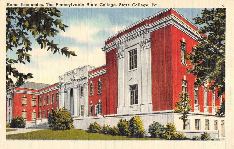 Group Of 6 State College Pennsylvania Campus Antique Postcards K83389