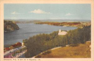 BR44475 Chicoutimi le port sur le saguenay canada