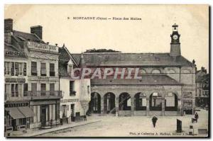 Old Postcard Mortagne Place des Halles