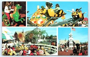 MARRIOTT'S GREAT AMERICA, Santa Clara/Gurnee ~ KIDDIE RIDES 1976 Amusement Park