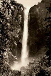 RPPC Bridal Veil Fall Yosemite Vintage Postcard P129