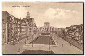 Old Postcard Duisburg Konigsplatz