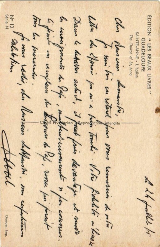 CPM Sainte Anne- Eglise GUADELOUPE (839314)