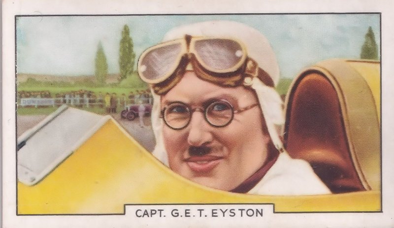 Captain George Eyston Motor Race Racing Champion 1930s Cigarette Card