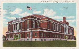 Indiana La Porte Civic Auditorium and Gymnasium 1948 Curteich