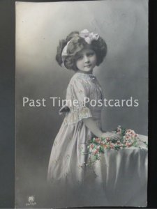 c1912 RP, Little Girl - by Alfred Stiebel, Alpha Series No 2413