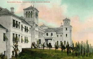 C.1910 Government House, Residence of the Governor Bermuda Postcard P184