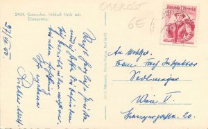 Postcard Austria Gmunden Schloss Orth mit Traunstein