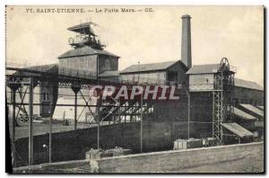 Postcard Old Mine Mines Saint Etienne Le Puits March