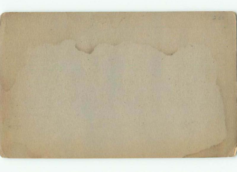 Pre-Linen christmas comic WORKER CLEANS UP AFTER HORSE k1508