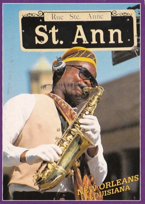 Louisiana New Orleans St Ann Street William Sax Machine In The French Quarter