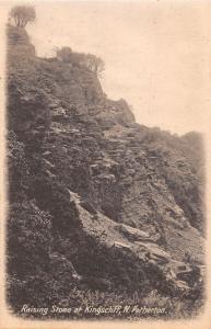 NORTH PETHERTON SOMERSET UK RAISING STONE AT KINGSCLIFF PHOTO POSTCARD