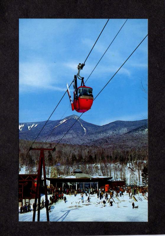 NH Loon Mtn Mountain Ski Skiing Gondola Mt Osseo Lincoln New Hampshire Postcard