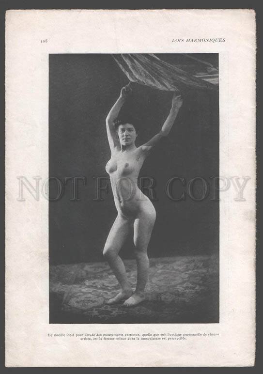 092768 ART NOUVEAU FRENCH NUDE RISQUE GIR & MAN #108-109