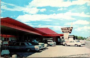 Vtg London Kentucky KY Canyon Park Drive In Restaurant Postcard