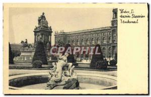 Postcard Old Vienna Maria Theresien Denkmal