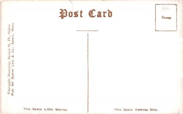 Pineapple Doorway in Salem, Massachusetts Brown St..
