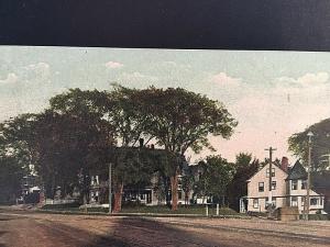 Postcard  Hand Tinted Early View of Haymarket Square in   Lewiston, ME.   W3