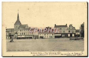 Old Postcard Brionne Place Fremont Dessessart