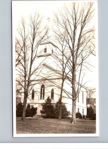 RPPC Congregational Church Walpole NH Vintage Postcard V65