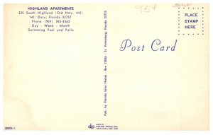 Florida  Mt Dora  Highland Apartments