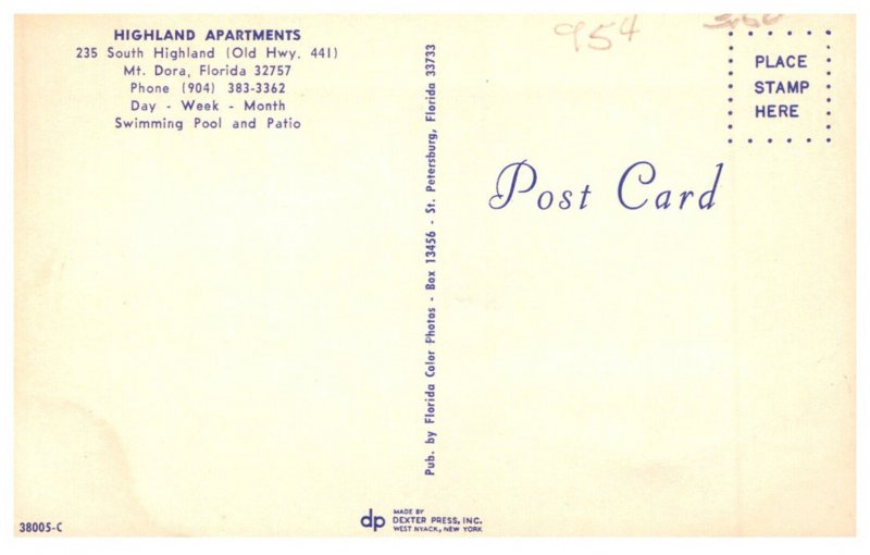 Florida  Mt Dora  Highland Apartments