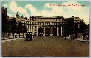 Vtg London England UK New Admiralty Archway Mall 1910s View Old Postcard