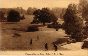 PC PLAYING FIELDS AND PARK POLES F.C.J. WARE U.K. GOLF SPORT (a32794)