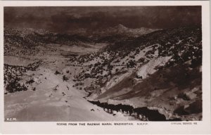 PC PAKISTAN, SCENE FROM RAZMAK NARAI, Vintage REAL PHOTO Postcard (b43341)