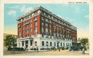 Autos Dayton Ohio YMCA 1920s Teich postcard 8970