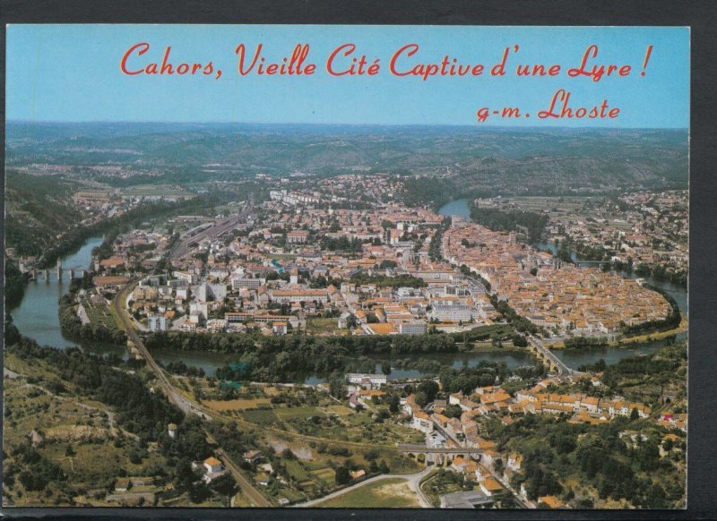 France Postcard - Aerial View of Cahors (Lot)    RR4217