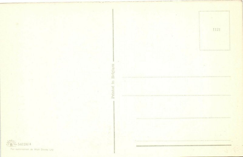 PC DISNEY, DONALD DUCK AND BAMBI, Vintage Postcard (b35873)