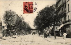 CPA PARIS 17e-Avenue de Clichy (322336)