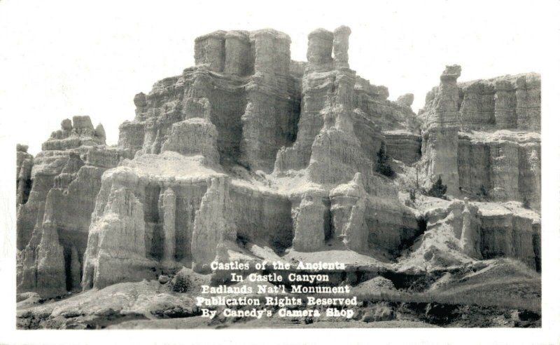 USA - Castles of the Ancients in Castle Canyon RPPC 03.05