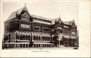 Boston Massachusetts Ma Postcard - Art Museum