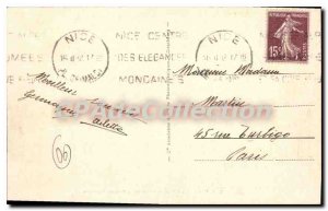 Postcard Old EZE drive from the Grande Corniche