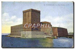 Old Postcard Marseille Fort St John