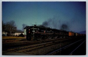 Pennsylvania PRR Train Railway RR Railroad Train Locomotive  Postcard