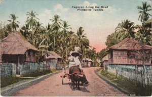 PC PHILIPPINES, CAGAYAN ALON THE ROAD, Vintage Postcard (b43001)