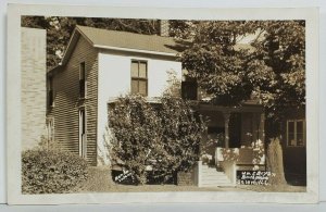 RPPC Salem Illinois Wm J Byran, Home Birthplace Real Photo Postcard N14