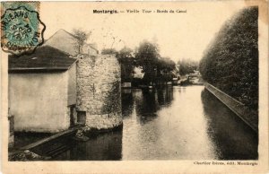 CPA MONTARGIS - Vieille Tour - Bords du Canal (227771)