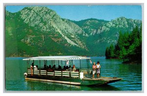 Lake Shasta Caverns O'Brien California Catamaran Vintage Standard View Postcard 