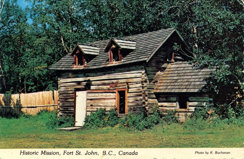 Canada - British Columbia. Fort St John, Historic Mission