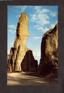 SD Cathedral Spires Needles Drive Black Hills South Dakota Postcard