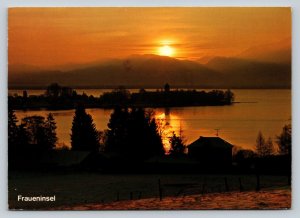 c1982 Women's Island Lake Chiemsee Germany 4x6 VINTAGE Postcard 0219